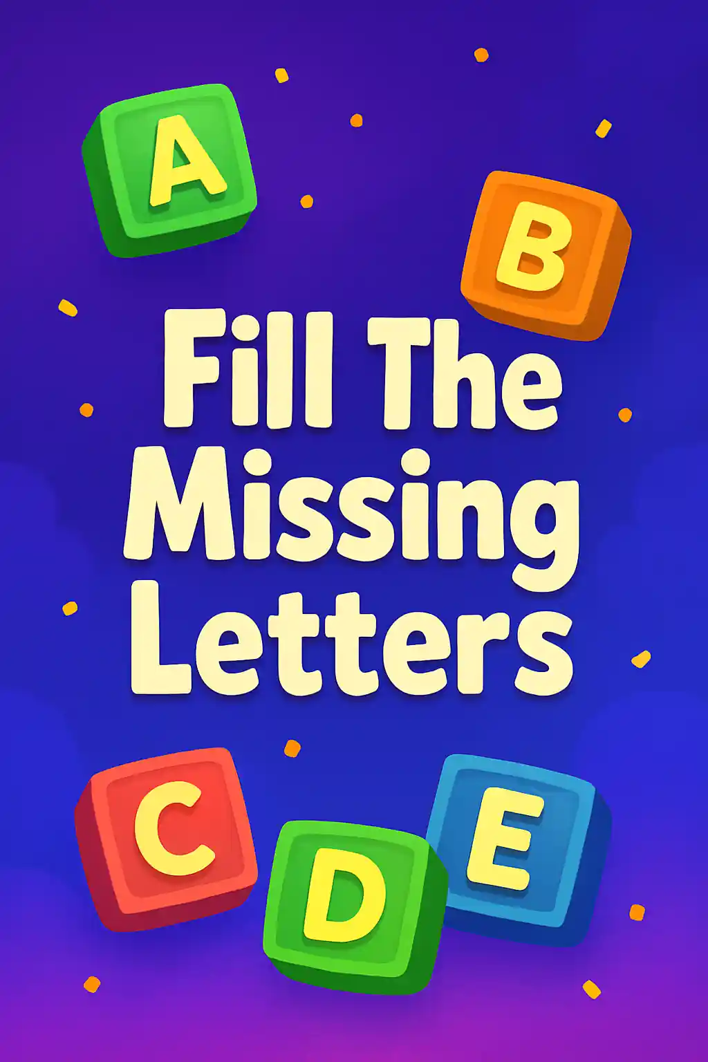 Missing Letters Game